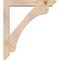 Ekena Millwork Legacy Slat Smooth Bracket w/ Offset Brace, Douglas Fir, 5 1/2"W x 32"D x 36"H BKT0604X32X36LEC06SDF - alternate 4